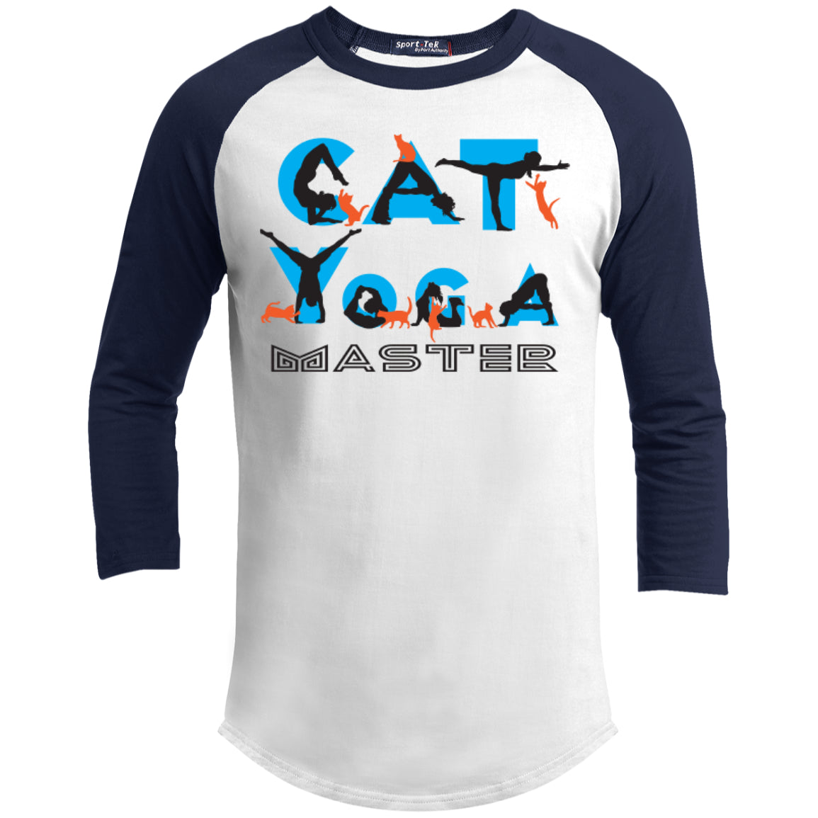 CAT YOGA MASTER -  Sporty Tee Shirt - GoneBold.gift