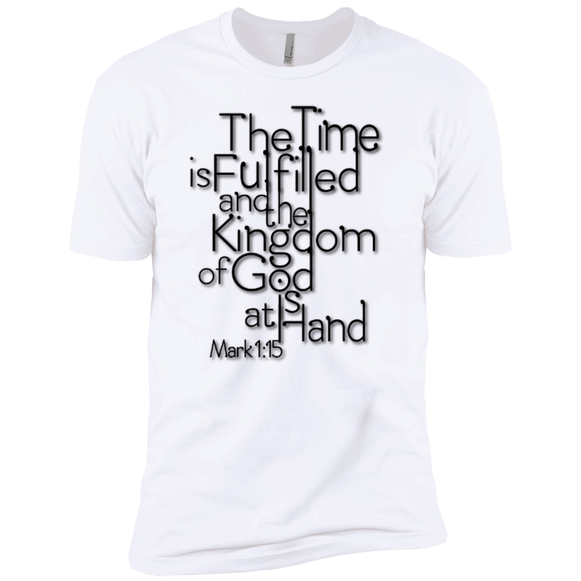 The Time Is FulfilledNext Level Premium Short Sleeve Tee - GoneBold.gift